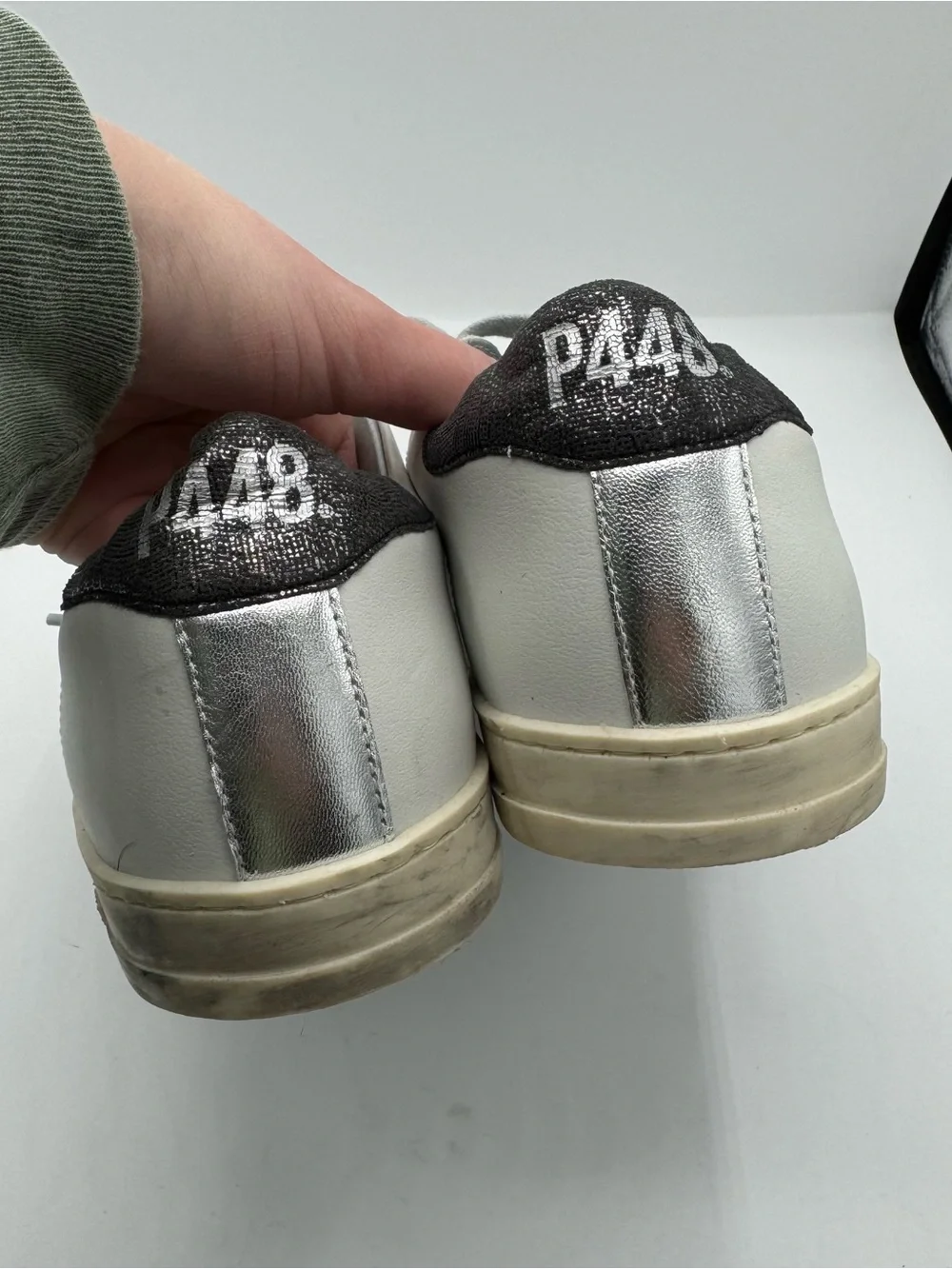 P448 John Sneaker women’s size 39 glitter heel NEW surf streetwear luxury